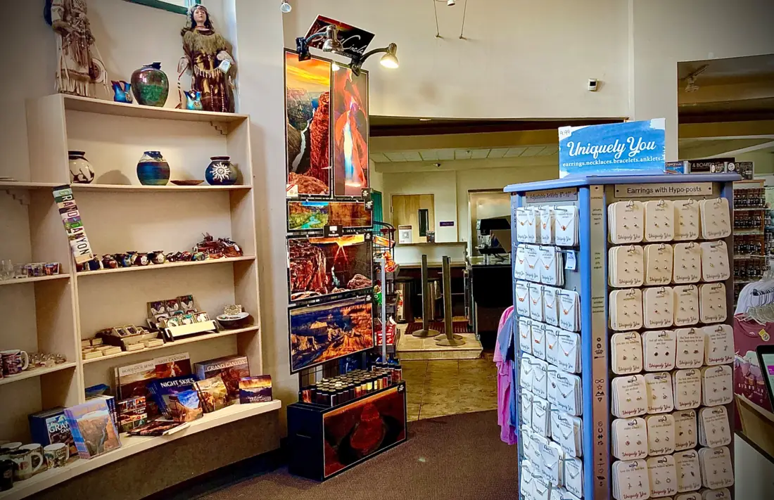 Grand Circle gift-shop display