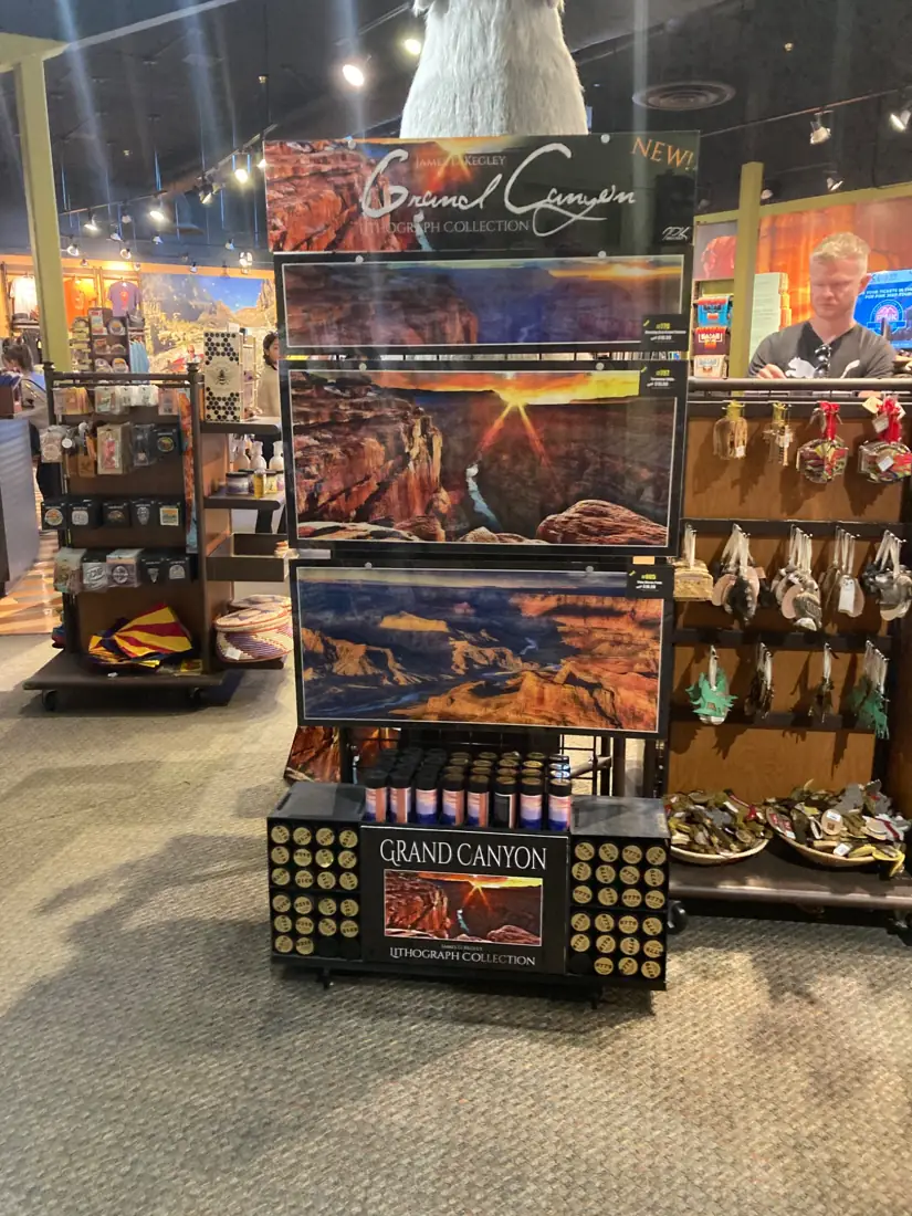 Grand Canyon floor display