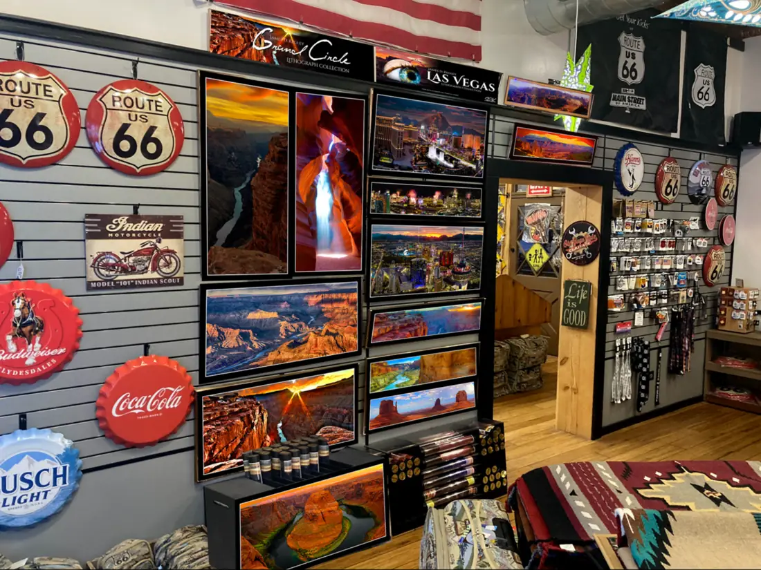 Grand Circle and Las Vegas wall displays