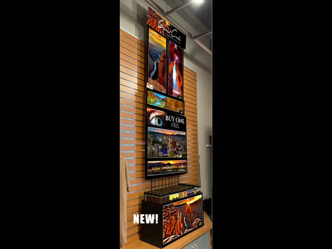 Tall wall display